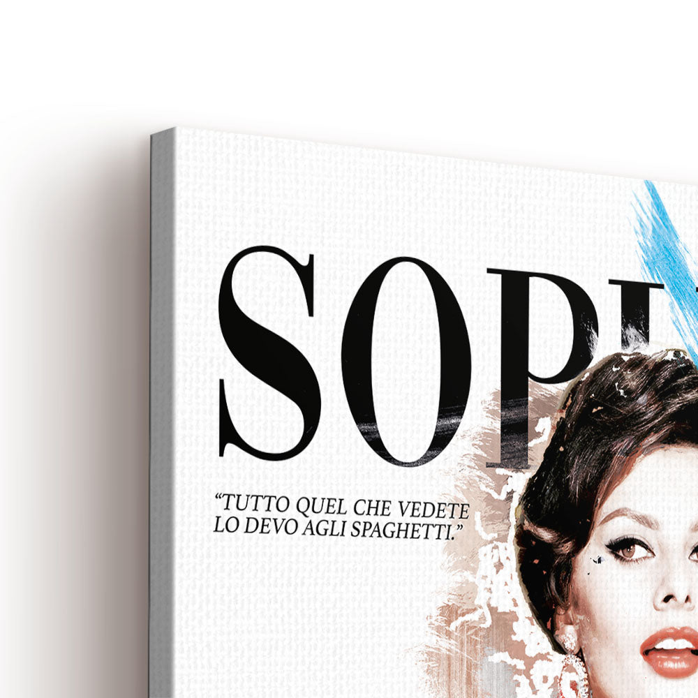 Quadro - Sophia Loren Magazine Art