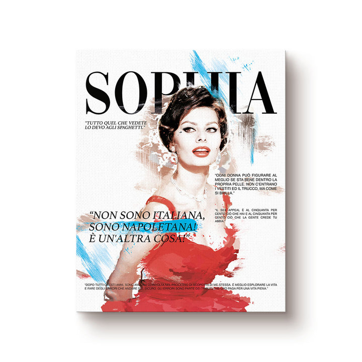 Quadro - Sophia Loren Magazine Art