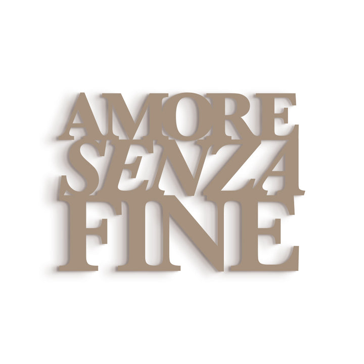 Scritta in legno - Amore Senza Fine