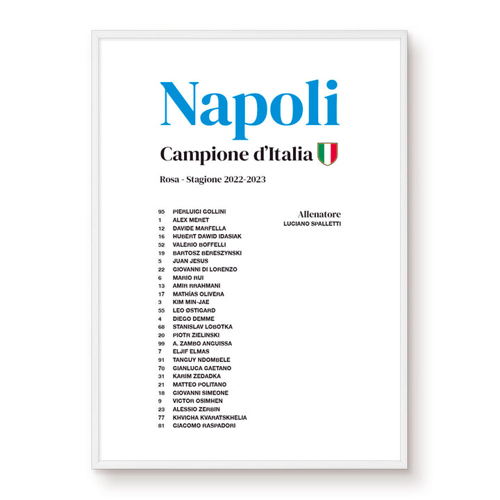 Poster - Rosa Napoli 22-23