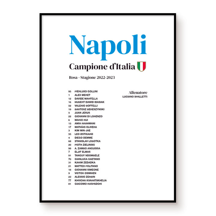 Poster - Rosa Napoli 22-23