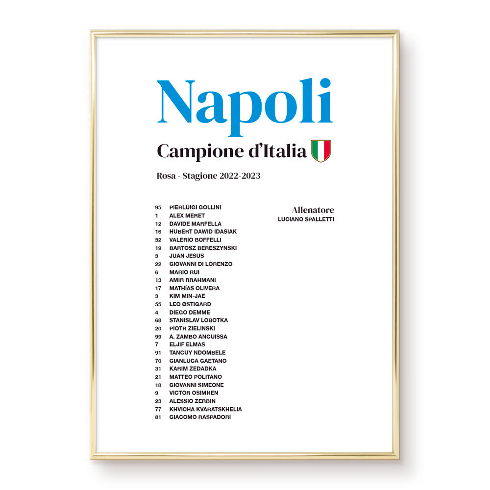 Poster - Rosa Napoli 22-23