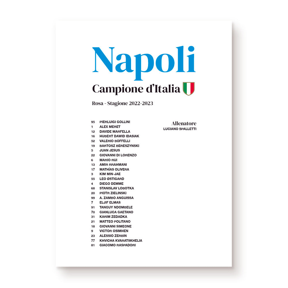 Poster - Rosa Napoli 22-23