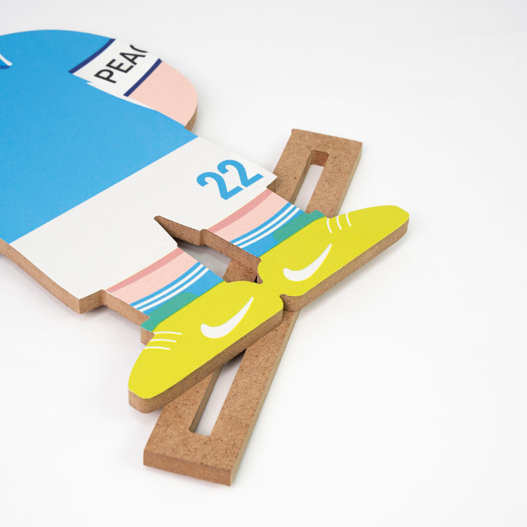 Tavoletta in legno - Folletto di Natale Di Lorenzo 2024-25