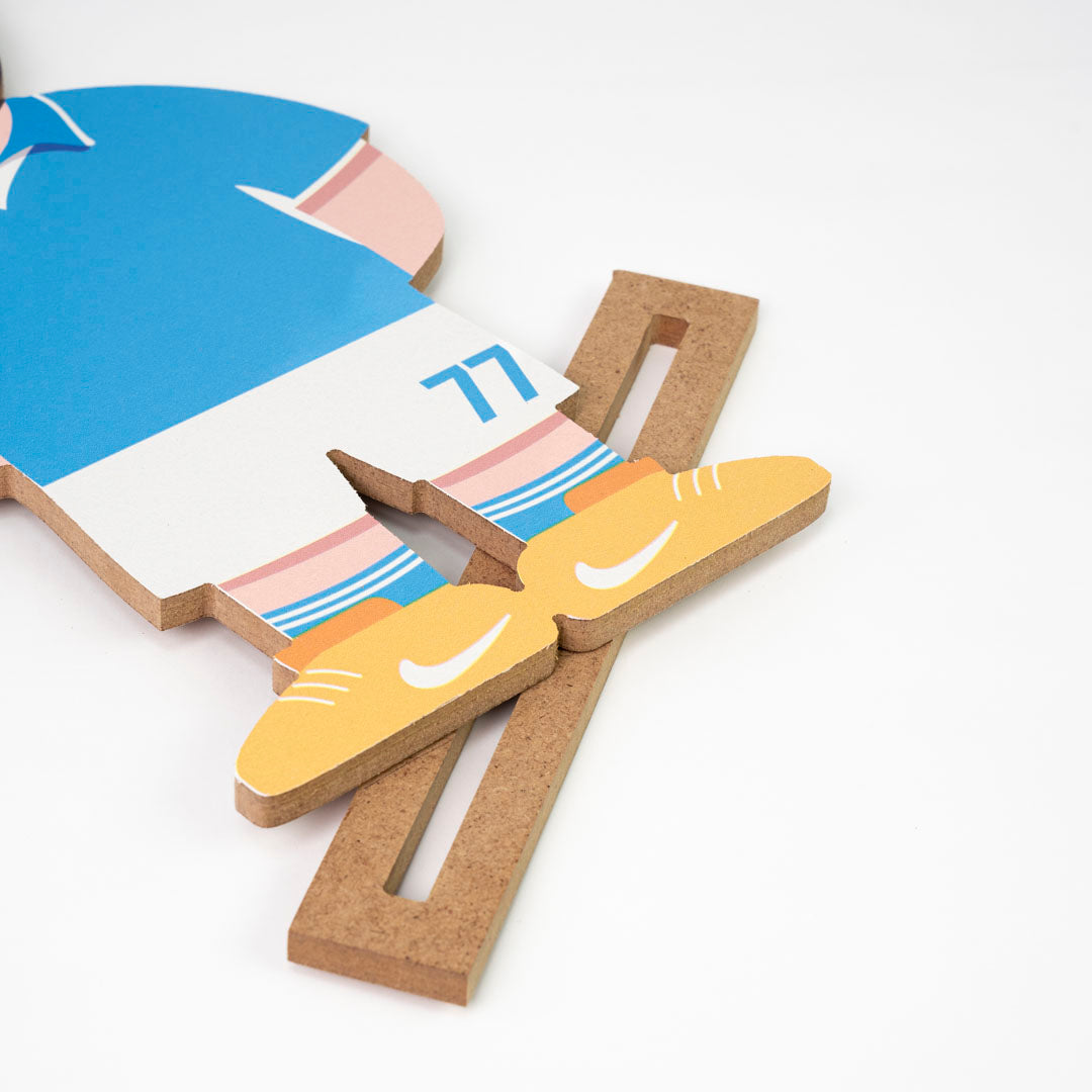 Tavoletta in legno - Folletto di Natale Kvara 2024-25