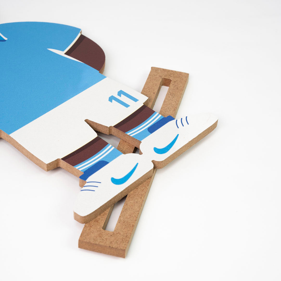 Tavoletta in legno - Folletto di Natale Lukaku 2024-25