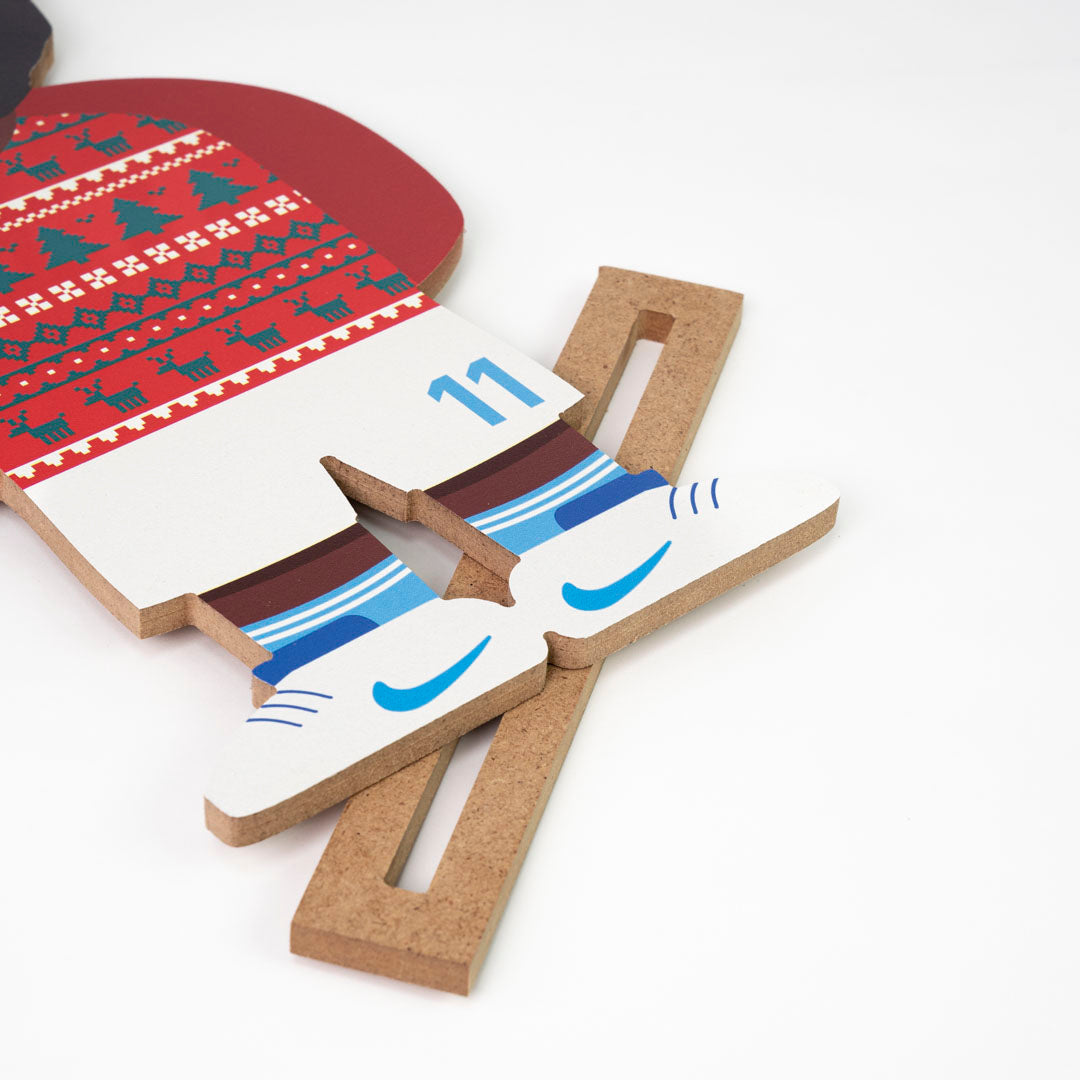 Tavoletta in legno - Folletto Lukaku 2024-25 con maglione