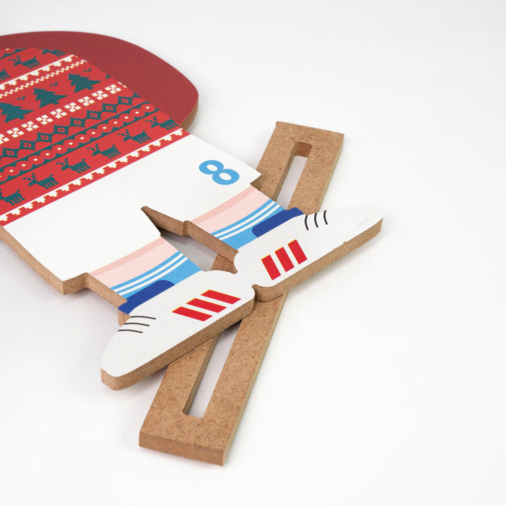 Tavoletta in legno - Folletto McTominay 2024-25 con maglione