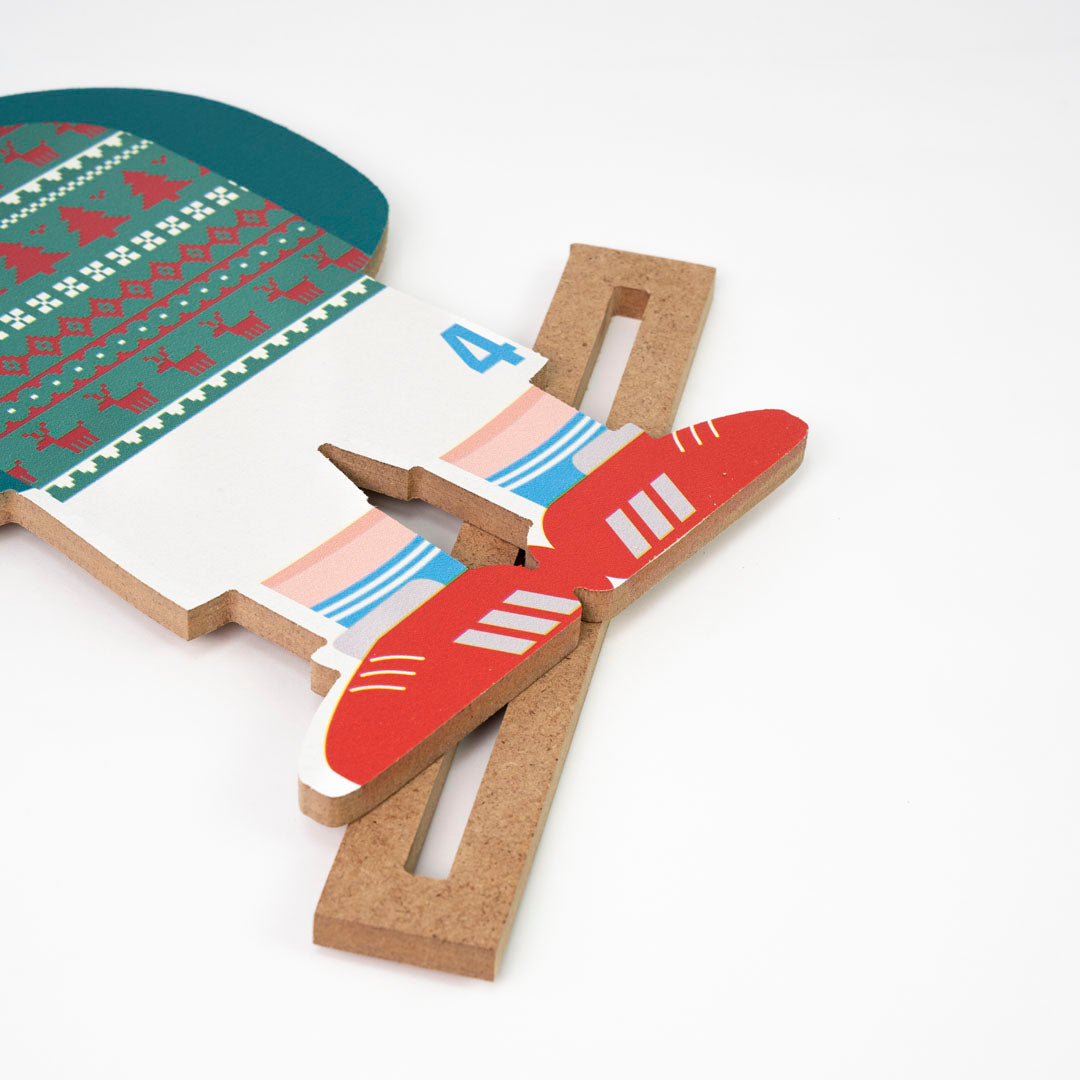 Tavoletta in legno - Folletto Buongiorno 2024-25 con maglione